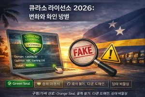 2026년 카지노 라이선스 확인: Curaçao eGaming Green Seal, 공식 인증서, 도메인 및 상태 확인
