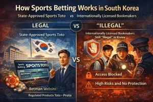 How sports betting works in South Korea: legal Sports Toto/Betman vs internationally licensed bookmakers that are illegal locally